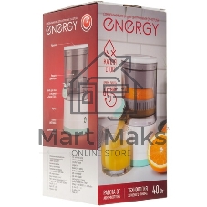 Соковыжималка ENERGY EN-227USB черный/серебристый, цитрусовая, 80 Вт, 300 мл, механическое