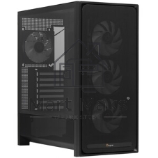 Корпус Ocypus Delta C70 BK ARGB, Midi-Tower, чёрный, 4 x 120 мм