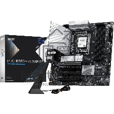 Материнская плата MSI PRO B860M-A WIFI6E, LGA1851, Intel B860, 4xDDR5, 4xSATA, 3xM.2 PCIe, 4xPCIe x16 (1x5.0 x16, 3x4.0), 1xHDMI, 1xDisplayPort, 1x 5Gb LAN, 6xUSB (2xUSB 2.0, 2xUSB 5Gbps Type-A, 1xUSB 5Gbps Type-C, 1xUSB 10Gbps Type-A), 3x3.5 мм, 7.1, mATX