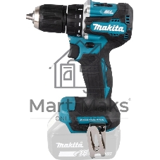 Дрель-шуруповерт Makita DDF487Z, 18 В, 0 Ач, 40 Нм, бесщеточный