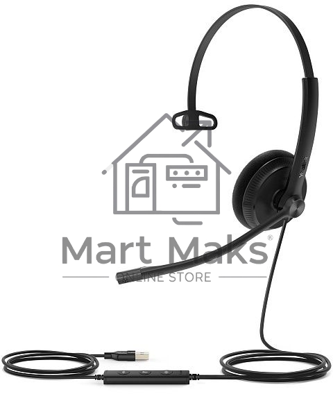Гарнитура проводная Yealink UH34 Lite Mono UC