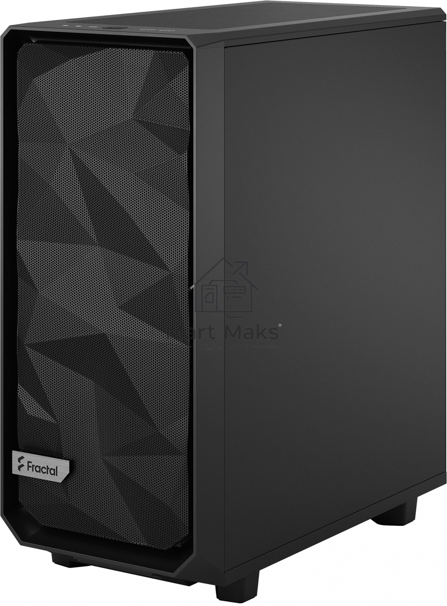 Корпус Fractal Design MESHIFY 2 COMPACT BLACK - TG / ATX, TG / 2x140mm & 1x120mm fans inc. / FD-C-MES2C-03