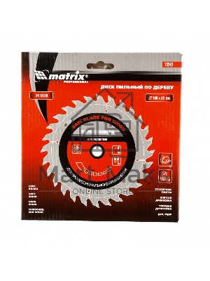 Пильный диск Matrix по дереву, 160x32мм, 24 зуба Professional