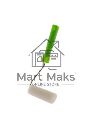 Набор: валик ПОРОЛОН с ручкой + 2 шубки, 100 мм, D - 42 мм, D ручки - 6 мм Сибртех