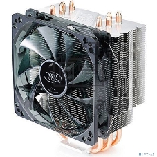 Кулер для процессора DEEPCOOL GAMMAXX 400 BLUE BASIC серебристый, 120 мм, алюминий/медь, 1500 об/мин, 30 дБ, 4 pin, 130 Вт, 154.5 мм