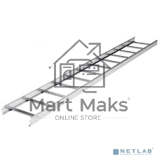 Лоток лестничный 200х50 L3000 сталь 1.2мм ДКС LL5020