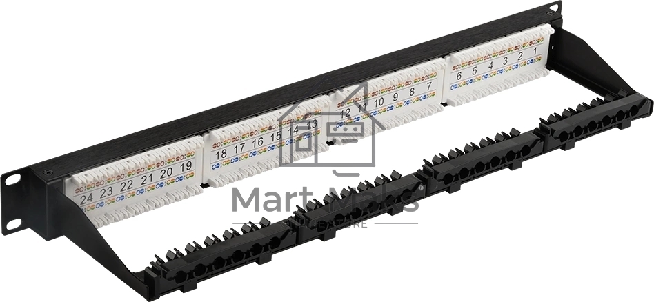 Патч-панель Lanmaster LAN-PPN24U6A 19