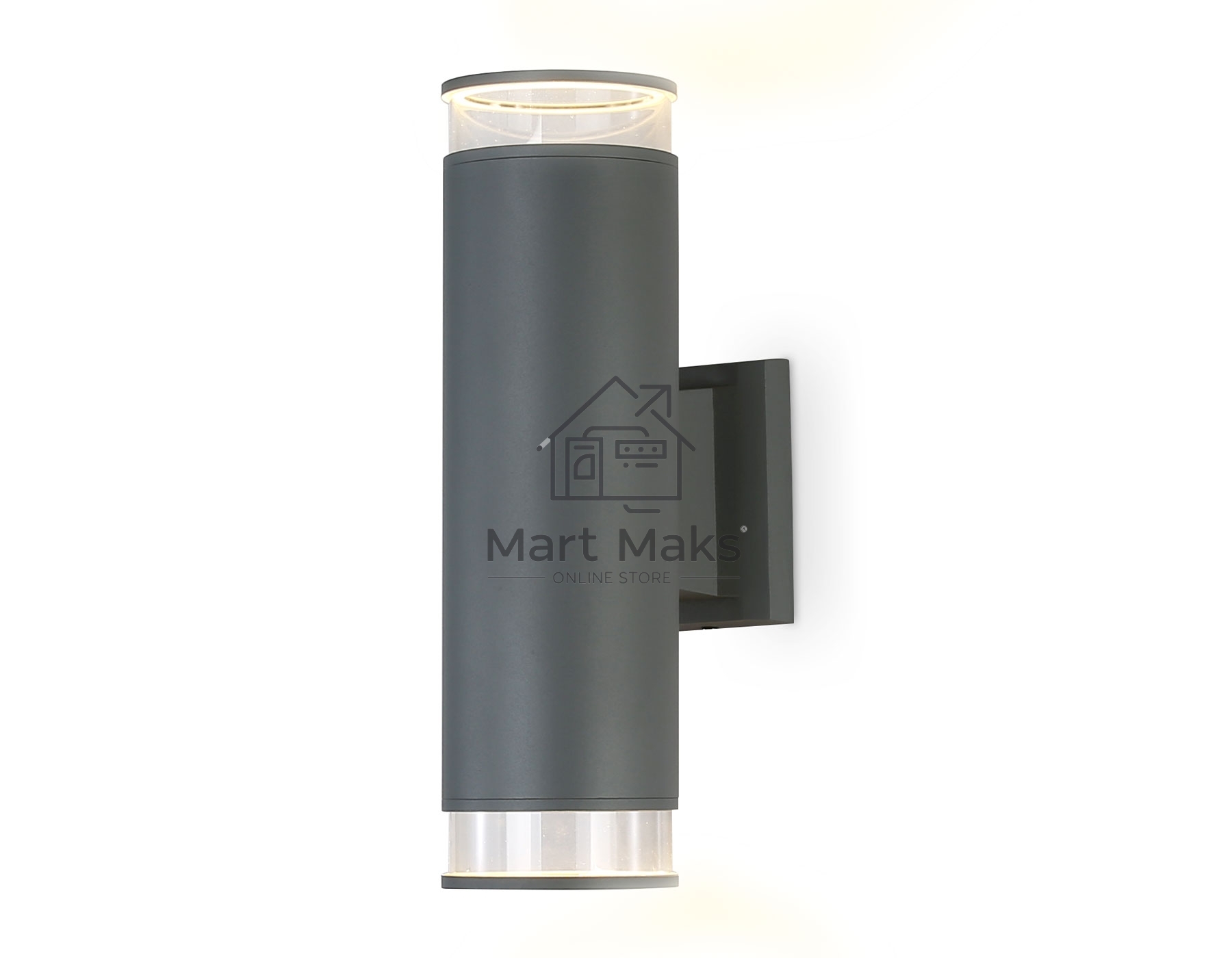 Светильник Ambrella light ST3820/2 GR/CL серый/прозрачный IP54 GU10/2 max 35W 310*90*160