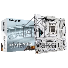 Материнская плата GIGABYTE B850M EAGLE WIFI6E ICE, AM5, AMD B850, 4xDDR5, 4xSATA, 2xM.2, 1xPCIe 5.0 x16, DisplayPort, HDMI, 1x2.5Gb LAN, USB Type-C, 3x3.5 мм, 7.1, microATX