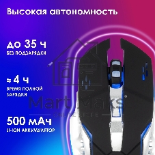 Мышь беспроводная Oklick 770GW черный, 3600 dpi, радиоканал, USB, кнопки - 6