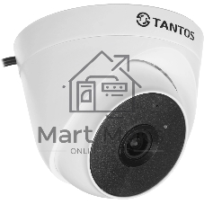 Внутренняя купольная мультиформатная 4 в1 видеокамера Tantos TSc-E2HDf (2.8) 