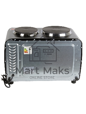 Мини-печь Великие реки Днепр-1, черный, 3200 Вт, 30 л, 2 конфорки