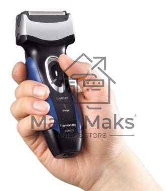 Электробритва сетчатая Panasonic ES6002 реж.эл.:3 питан.:аккум. черный/синий