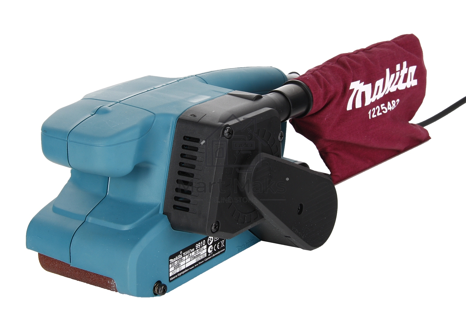 Ленточная шлифовальная машина Makita 9910 650Вт (ширина ленты 76мм)