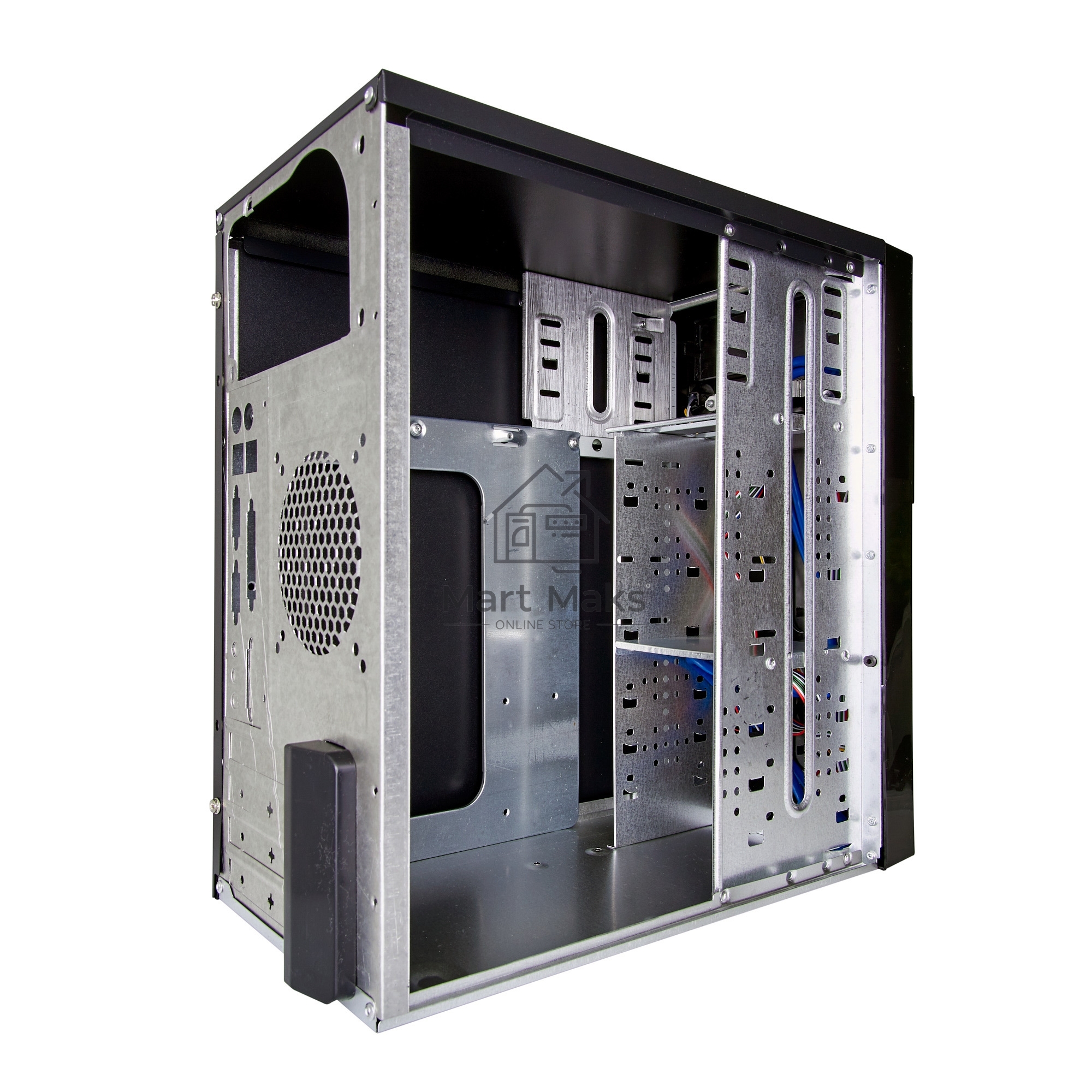 Компьютерный корпус Exegate EX277437RUS Minitower MA-371X Black 500W, mATX <UN500, 120mm> 2*USB+2*USB3.0, Audio