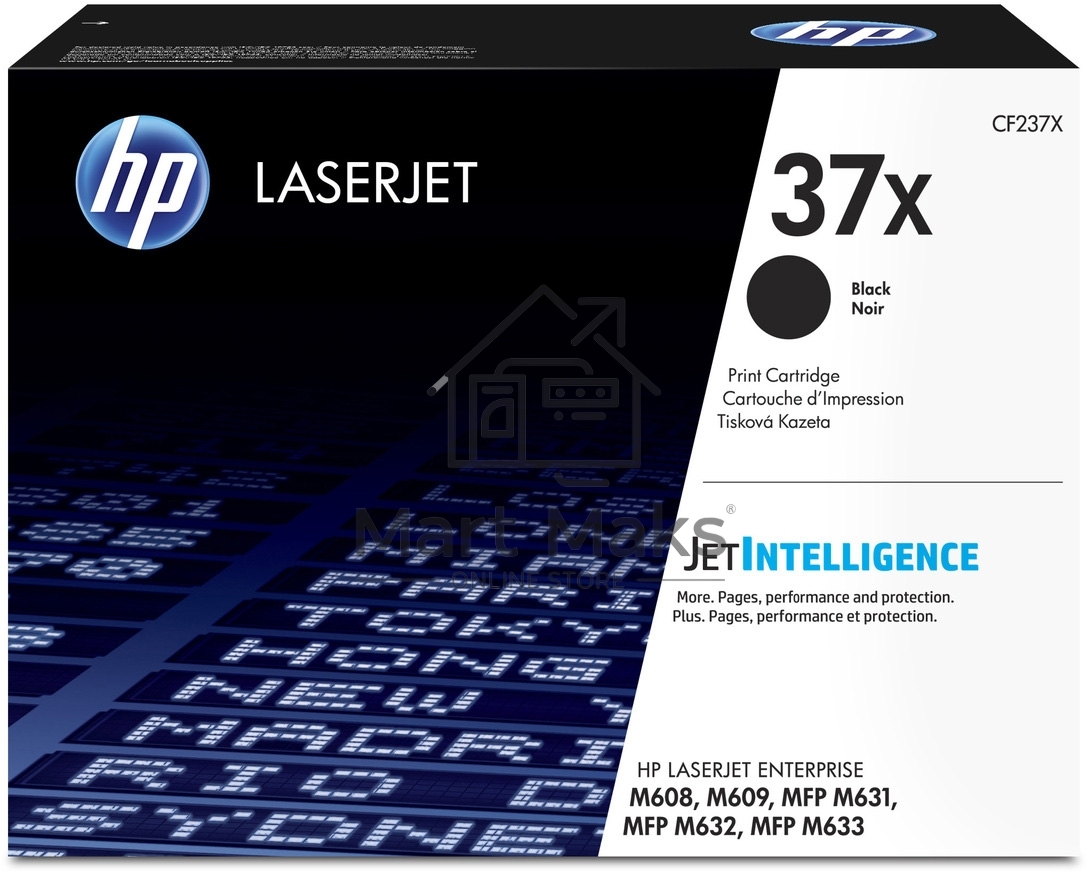Картридж лазерный HP 37X High Yield Black для HP LaserJet (CF237X) 25000 стр