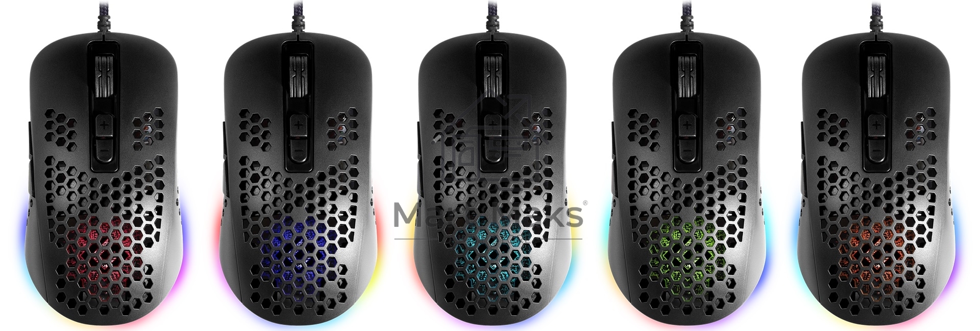 Мышь проводная Defender Shepard GM-620L черный, 12800 dpi, USB, кнопки - 7