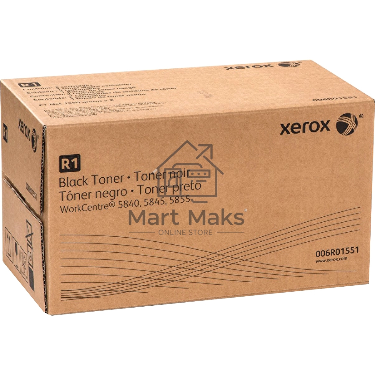 Картридж лазерный XEROX WC 5845/5855 (+ бункер)