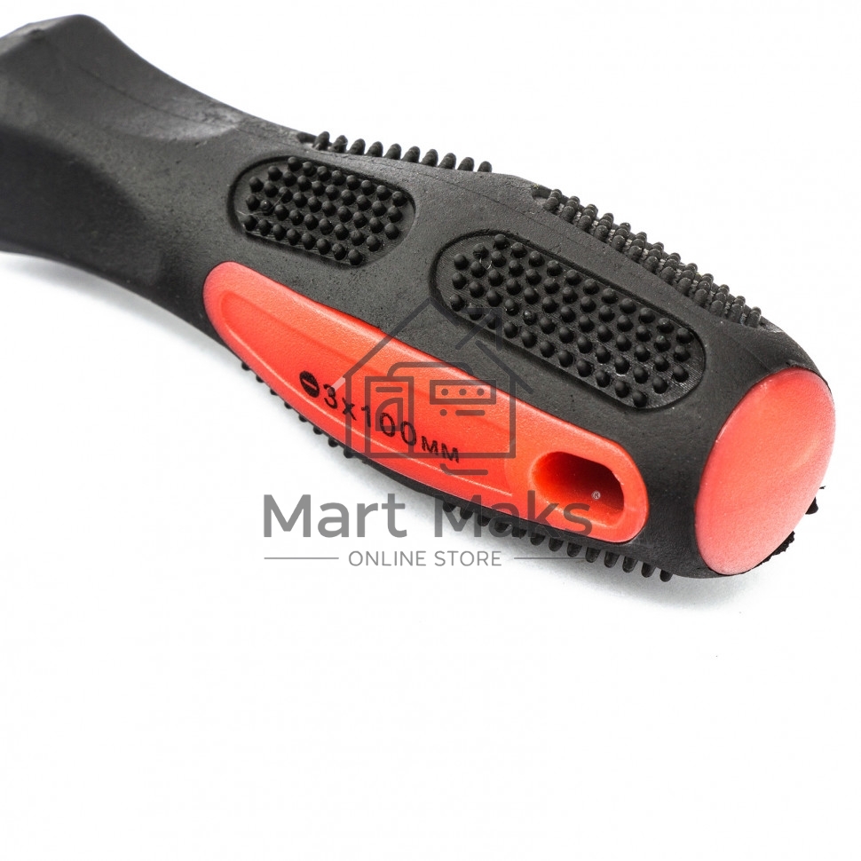 Отвертка MATRIX 12208 SL3х100мм CrV двухкомп. рукоятка