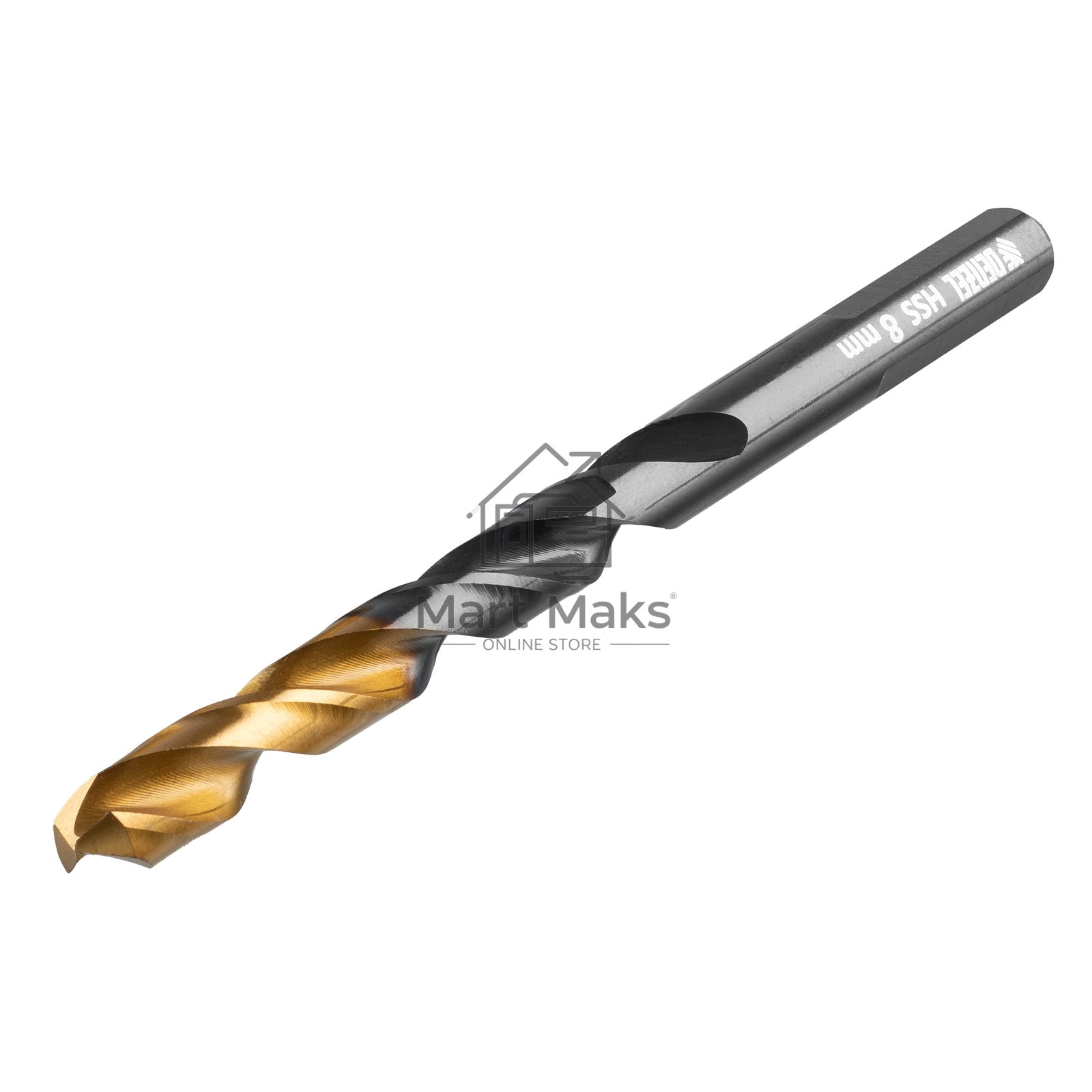 Набор сверл по металлу, 1-10 мм, HSS-Tin, Golden Tip, 10 шт Denzel
