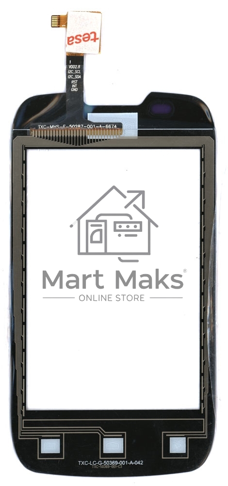 Сенсорное стекло (тачскрин) для Fly IQ431 IQ432, черное