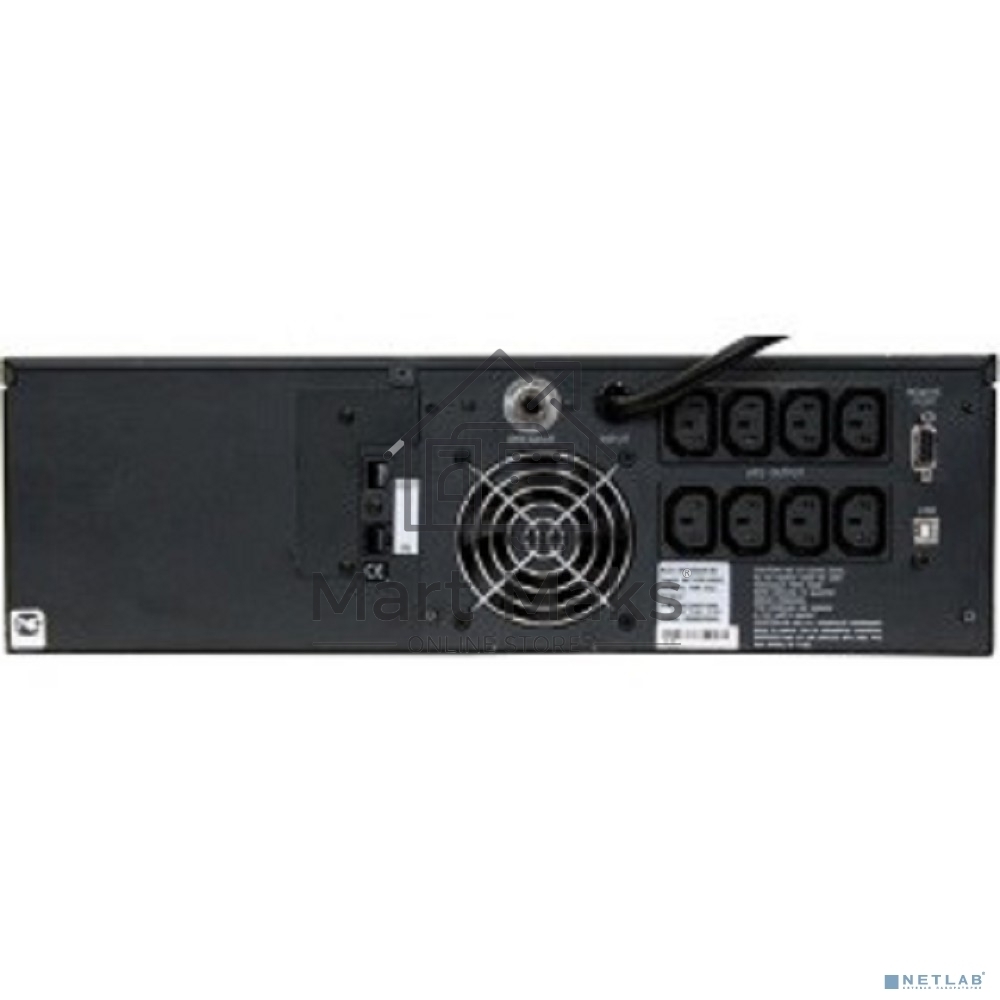 Источник бесперебойного питания Powercom King Pro RM KIN-2200AP LCD 1320Вт 2200ВА черный