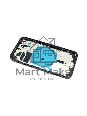 Задняя крышка (корпус) в сборе с рамкой для Apple iPhone 12 черный