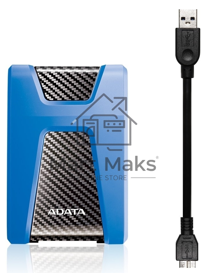Внешний жесткий диск ADATA 1TB ADATA HD650 AHD650-1TU31-CBL USB 3.1, синий Retail