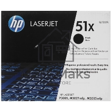 Картридж лазерный контрактный HP LaserJet Q7551XC Contract Black Print Cartridge