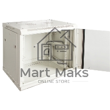 Шкаф коммутационный Lanmaster Pro (TWT-CBWPG-15U-6X4-GY) настенный 15U 600x450 мм пер. дв. стекл 60 кг серый 350 мм 768 мм IP20 металл