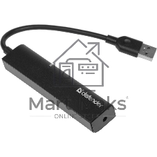 Концентратор USB Defender Quadro Express, USB 3.0, USB 4 порта, USB