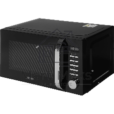 Микроволновая печь Haier HMB-DG208BA черный, 20 л, 800 Вт, переключатели - кнопки, поворотный механизм