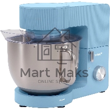 Миксер Vitek VT-PM0555 голубой, стационарный, 2200 Вт, 7.8 л, 6 скоростей