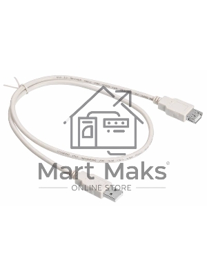 Кабель-удлинитель USB2.0 Buro USB2.0-AM-AF-0,75M USB A (m)/USB A (f) 0.75м