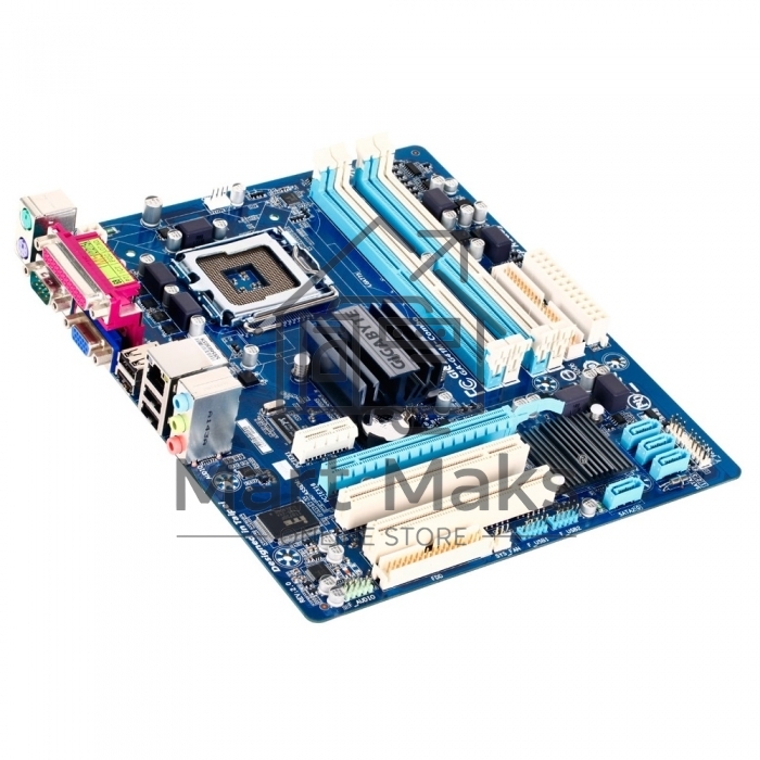 Материнская плата Gigabyte GA-G41M-COMBO-GQ (rev.3), LGA 775, Intel G41, 4xDDR2/DDR3, 4xSATA, 1xPCIe 1.1 x16, 1xPCIe 1.1 x1, 1xVGA, 1x 1Gb LAN, 4xUSB 2.0, 3x3.5 мм, 5.1, Micro ATX