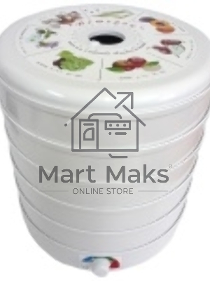 Сушилка для овощей и фруктов Великие реки Ветерок-5, 5 поддонов, цветная упаковка