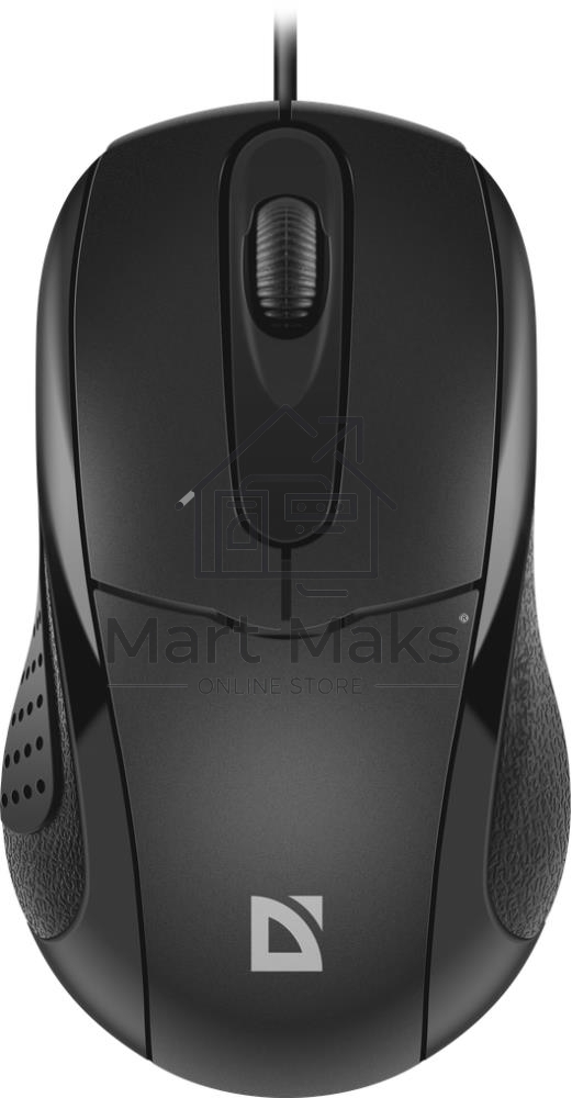 Мышь проводная Defender Standard MB-580 черный, 1000 dpi, USB, кнопки - 3