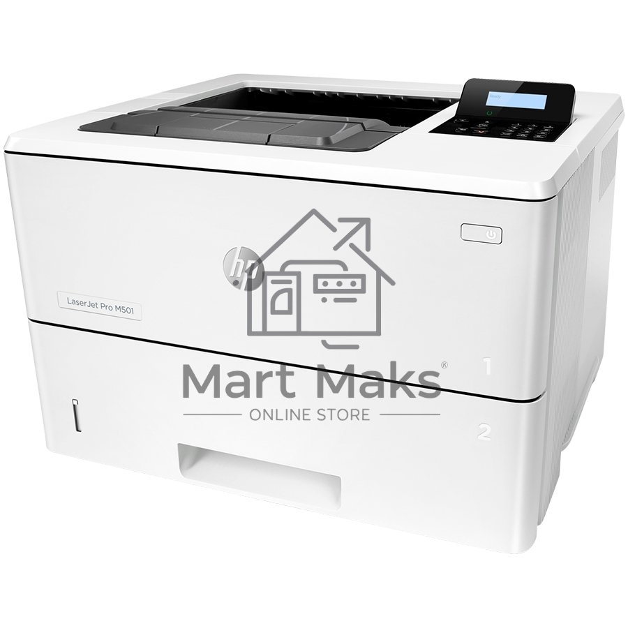 Принтер лазерный HP LaserJet Pro M501dn (J8H61A), A4, ч/б, печ. до 45 стр/мин., 600 x 600 dpi, USB, RJ-45, Air Print