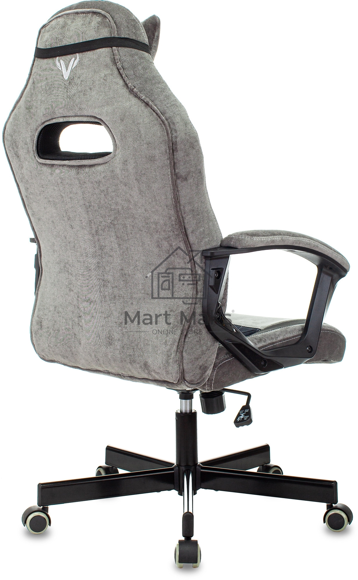 Кресло игровое Бюрократ VIKING 6 KNIGHT B FABRIC черный крестовина металл/пластик