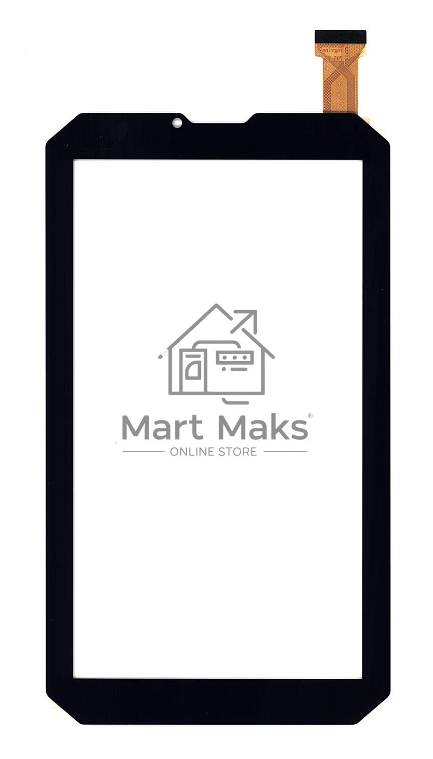 Сенсорное стекло (тачскрин) для Prestigio Muze 4667 3G, черное