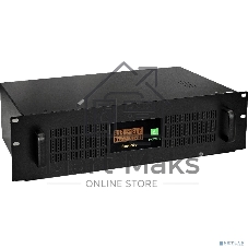 Источник бесперебойного питания ExeGate ServerRM UNL-800.LCD.AVR.2SH.3C13.USB.2U 800VA/480W, Color LCD, AVR, 2*Schuko+3*C13, USB, 2U, установка в стойку, черный