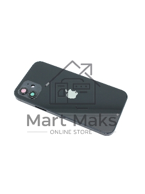 Задняя крышка (корпус) в сборе с рамкой для Apple iPhone 12 черный