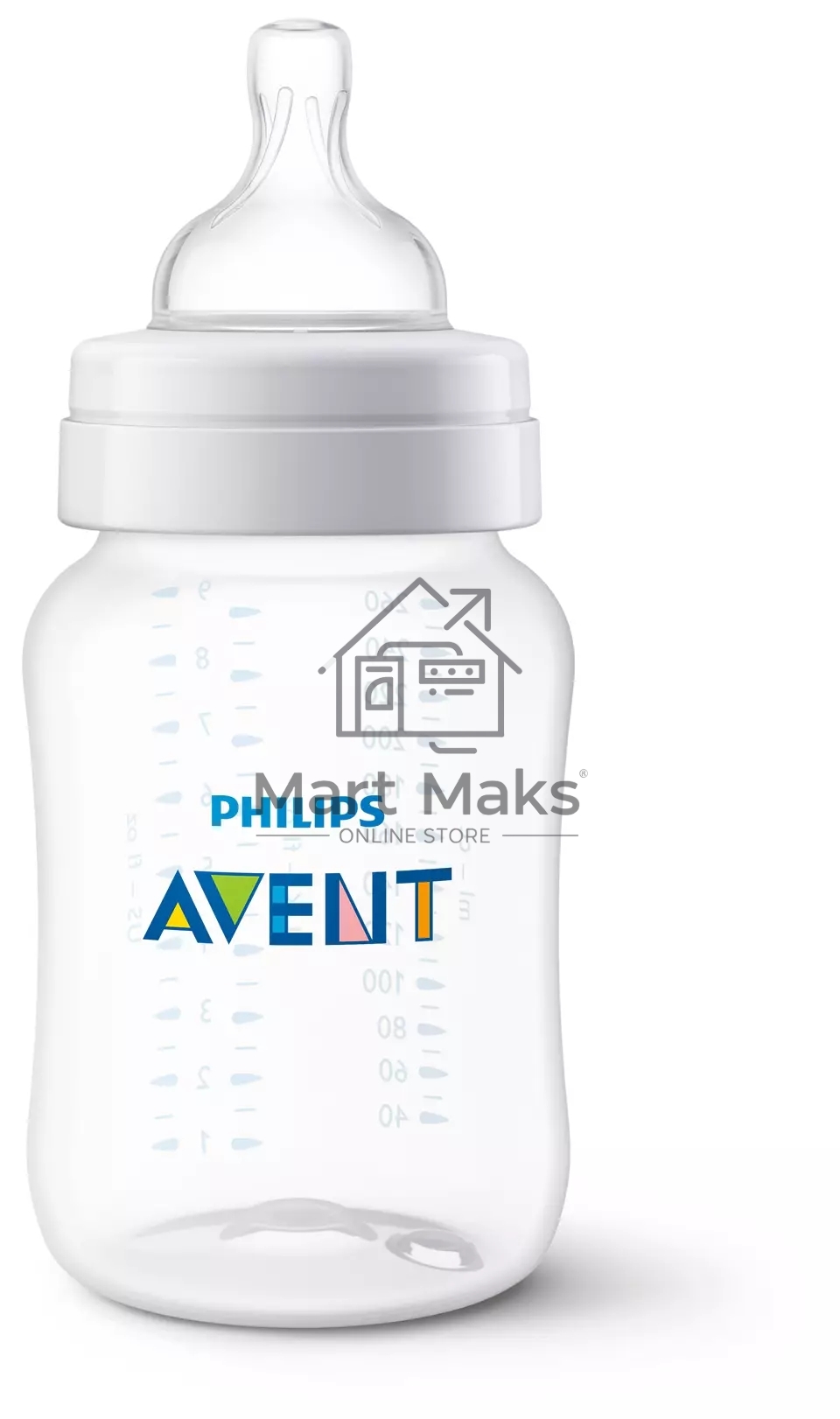 Бутылочка для кормления Philips SCY103/02, Anti-colic 1+ мес., 260 мл, 2 шт.