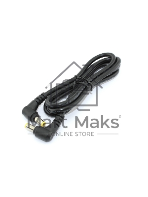 Кабель DC 5.5x2.5  18 AWG папа-папа 1 м с угловым штекером