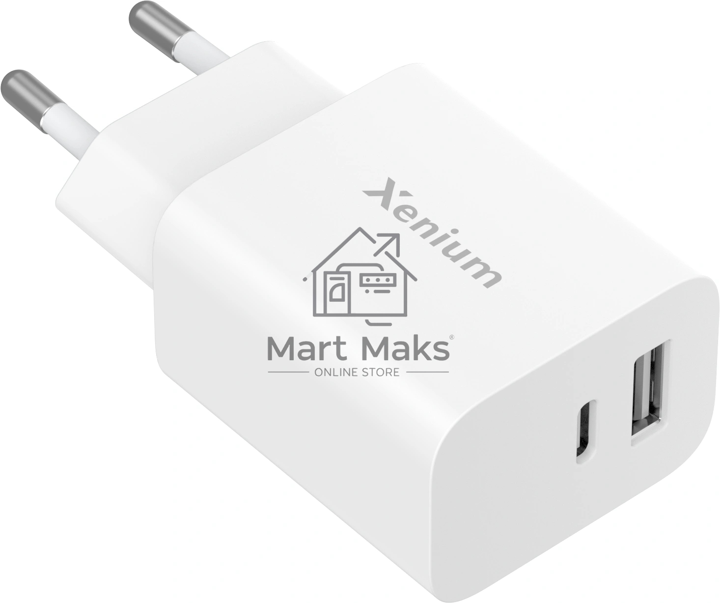 Сетевое зарядное устройство Xenium X302 30W 3A (PD+QC) (CCX3020W/00)