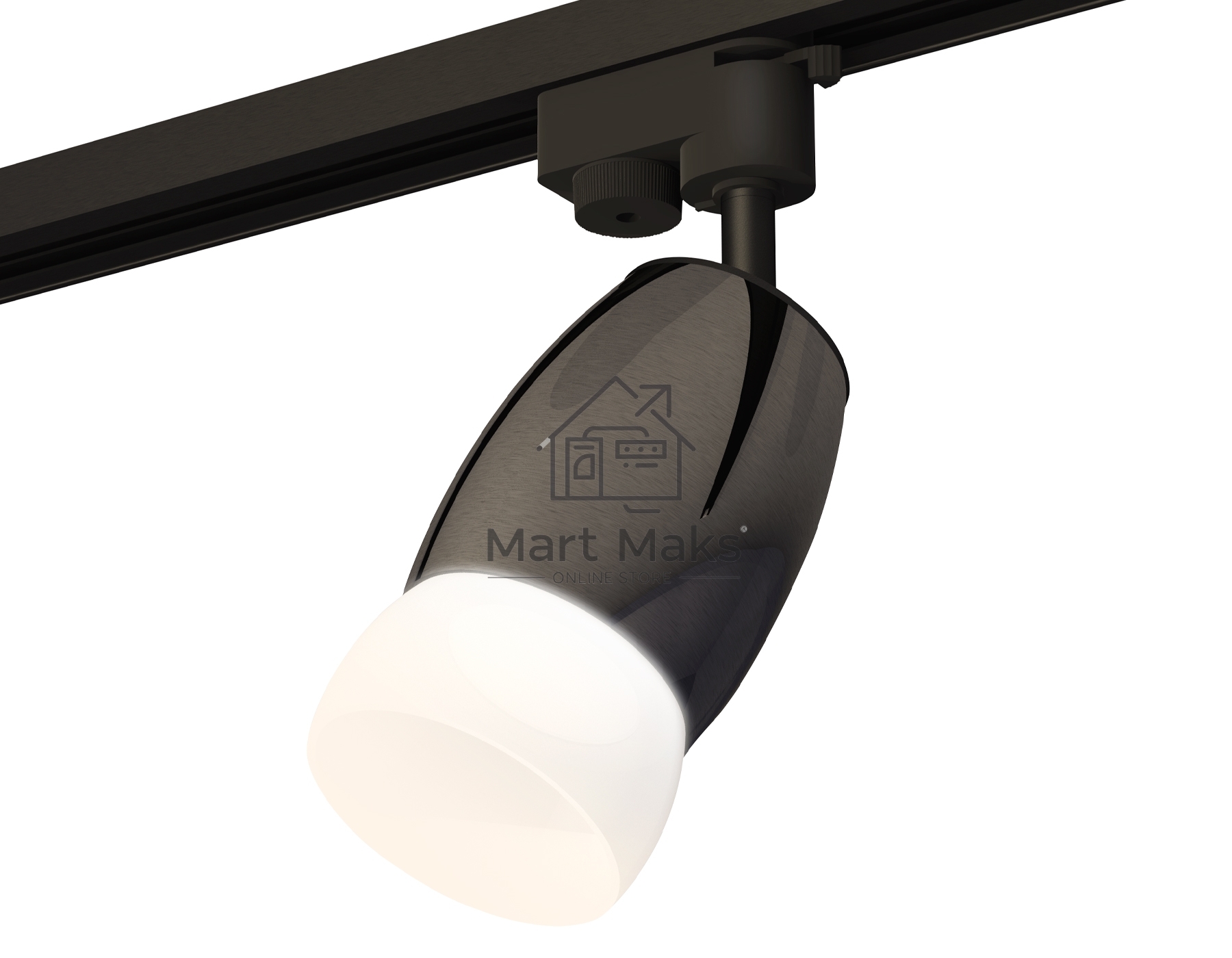 Светильник Ambrella light XT1123014 DCH/SBK/FR черный хром/черный песок/белый матовый MR16 GU5.3 (A2521, C1123, N7177)