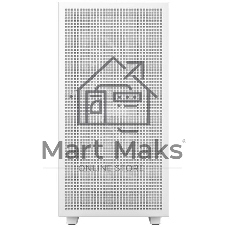 Компьютерный корпус Deepcool CH360 WH без БП, боковое окно (закаленное стекло), 2x140мм ARGb LED вентилятор спереди и 1x120мм ARGb LED вентилятор сзади, белый, mATX