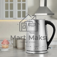 Чайник электрический Vitek VT-7000 1.7 л, 2200 Вт, серебристый (корпус: металл)