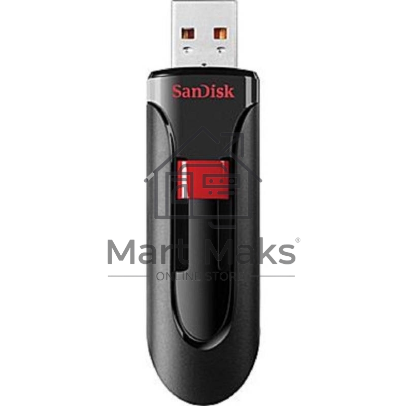 Флешка USB R/W R/W 256GB SanDisk CZ60 Cruzer Glide, USB 2.0, Black