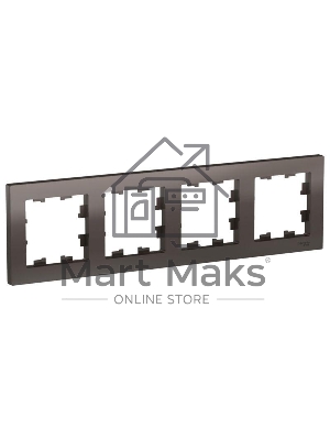 Рамка 4-м AtlasDesign универс. мокко SchE ATN000604